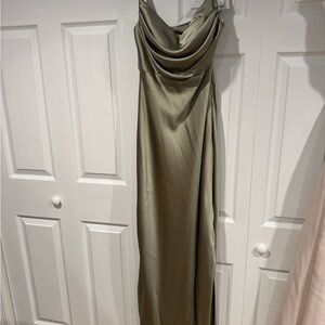 Revelry Skye Satin Bridesmaid Dress